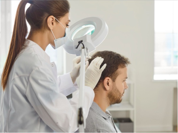 Mladá žena si prohlíží padající vlasy v ruce – ilustrační foto k článku o návycích, které způsobují padání vlasů