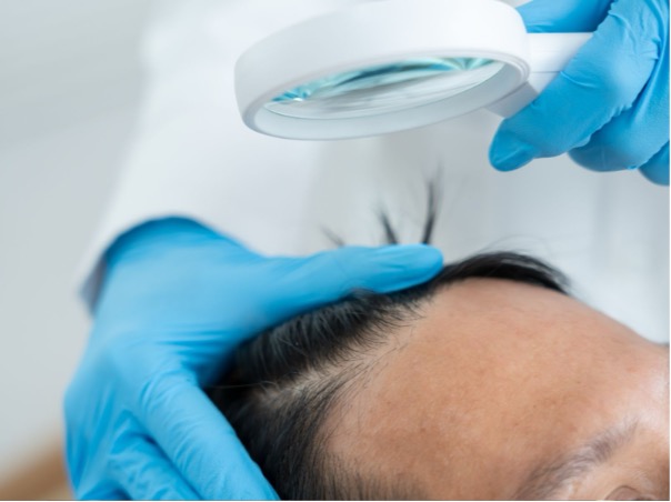 Mladá žena si prohlíží padající vlasy v ruce – ilustrační foto k článku o návycích, které způsobují padání vlasů